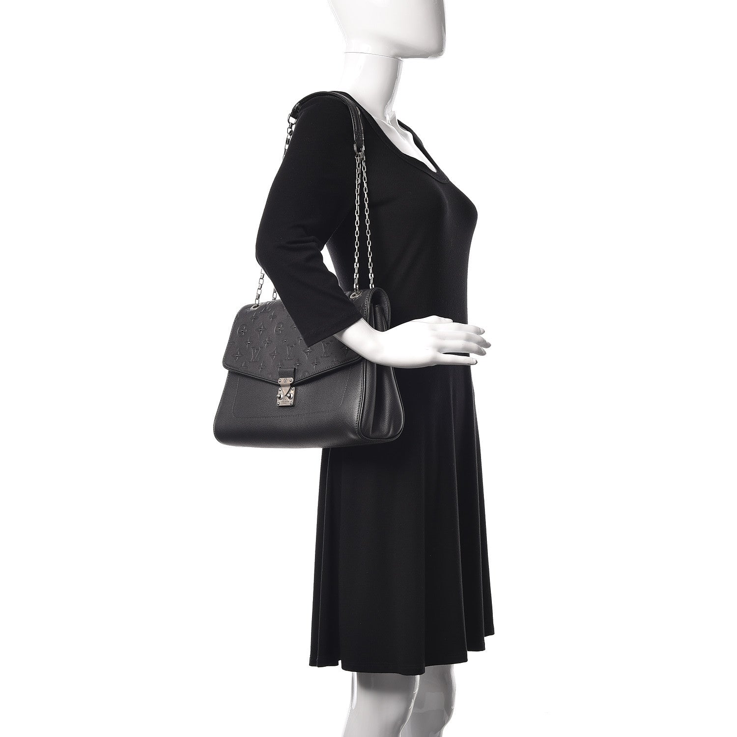 Louis Vuitton Empreinte Studded Saint Germain MM Platine 2 of 9