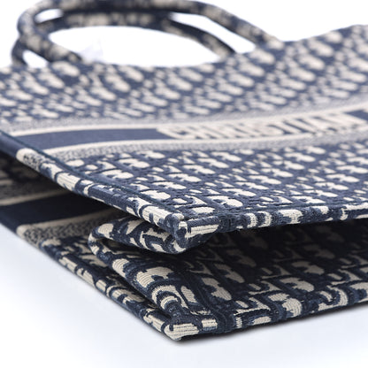 Christian Dior Oblique Book Tote Blue Multicolor 8 of 10