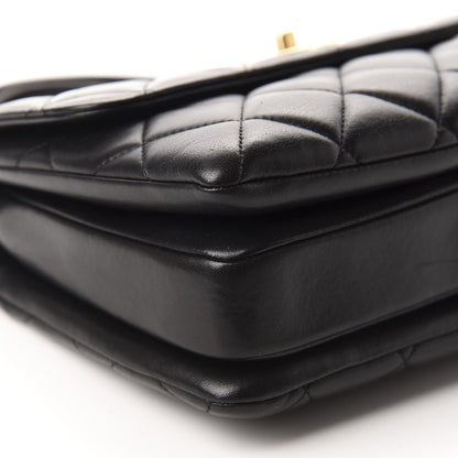 Chanel Lambskin Quilted Small Trendy CC Dual Handle Flap Bag Black 6 of 13