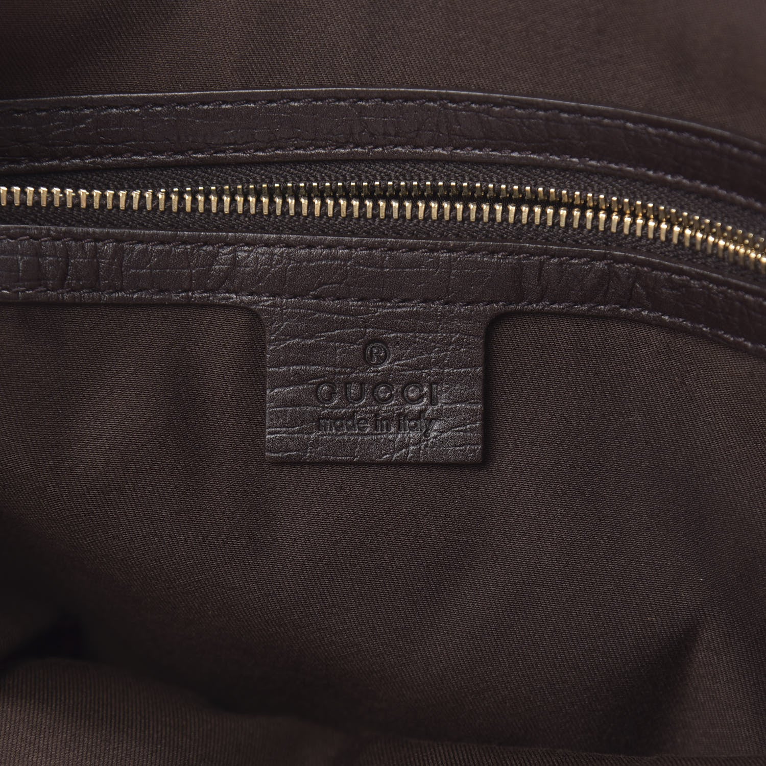 Gucci Monogram Medium Jolicoeur Tote Dark Brown 6 of 16