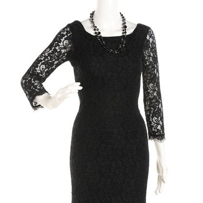 Chanel Ruthenium Beaded CC Long Necklace Black 2 of 4