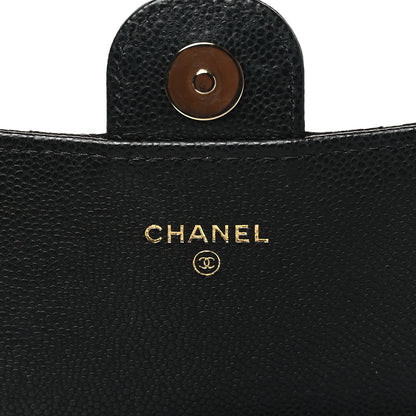 Chanel Caviar Quilted Phone Holder Wallet on Removable Chain Black 7 of 12