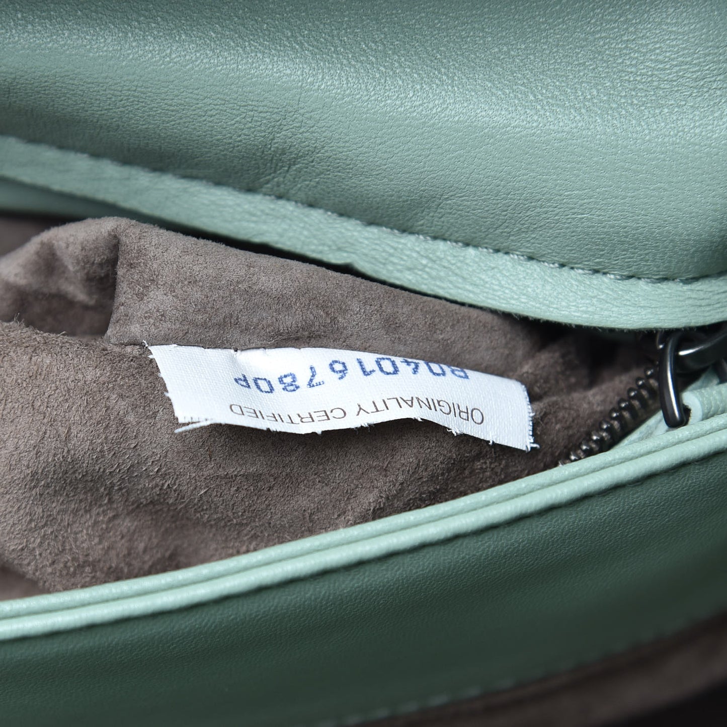 Nappa Intrecciato Small Olimpia Bag New Sage
