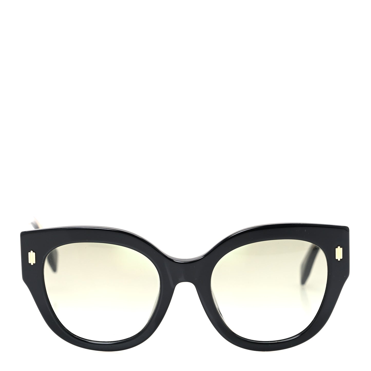 Acetate Cat Eye Sunglasses FF0452/F/S Black