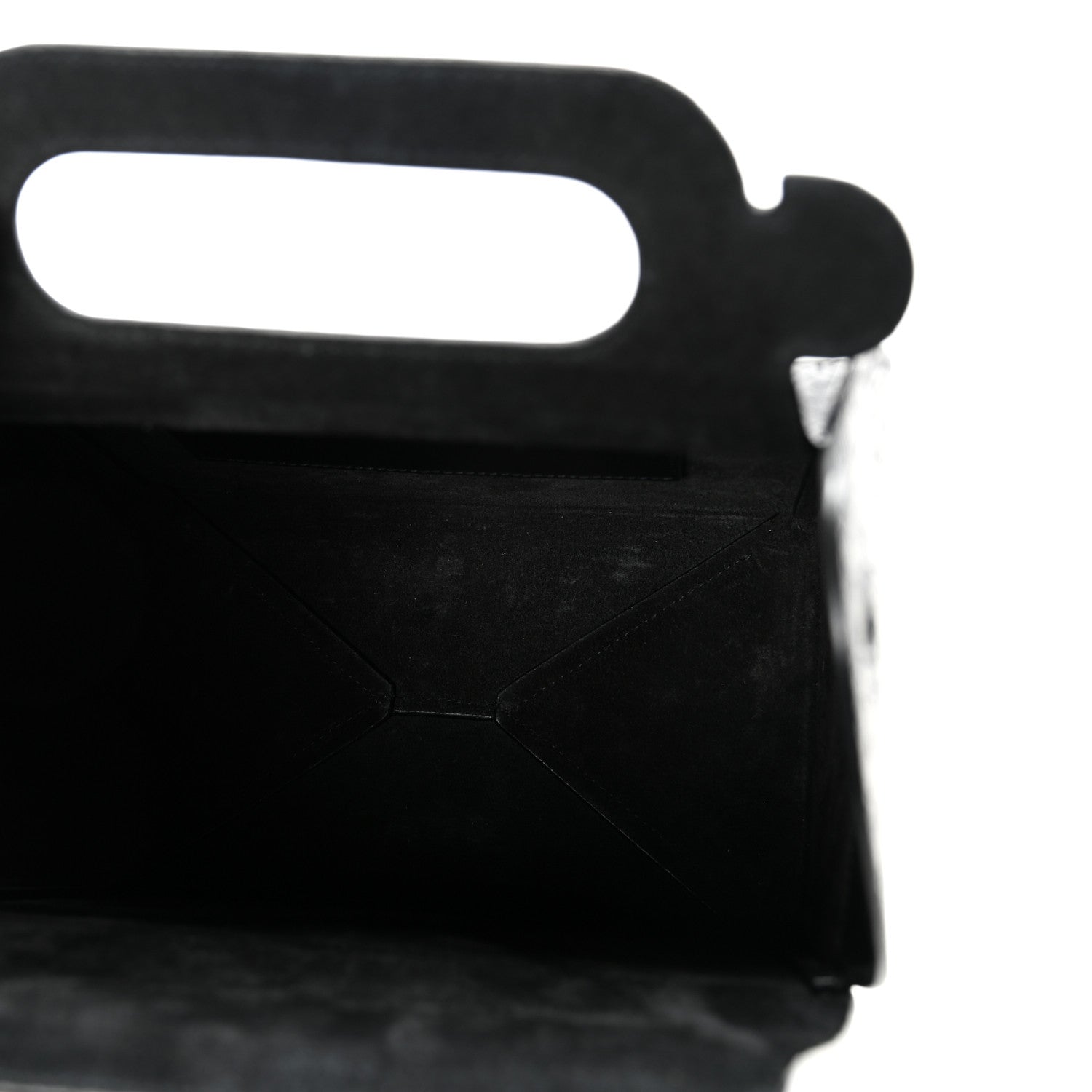 Saint Laurent Calfskin Monogram Take Away Box Black 5 of 10