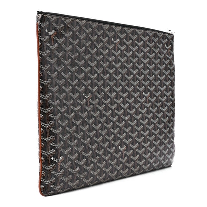 Goyard Goyardine Senat Pochette GM Black Gold 3 of 10