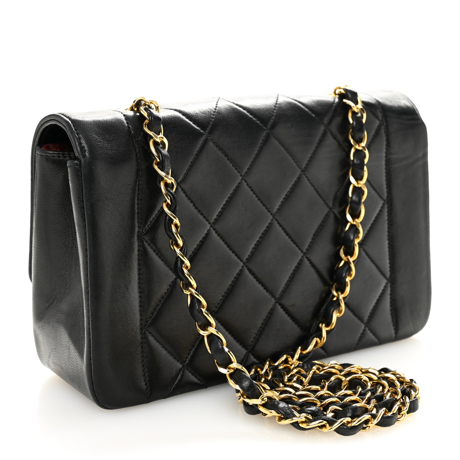 Chanel Lambskin Quilted Small Single Flap Black 3 of 11