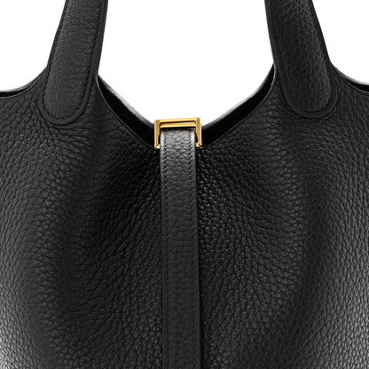 Hermes Taurillon Clemence Picotin Lock 18 PM Black 8 of 10