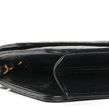 Chanel Lambskin Quilted Medium Single Flap Black 8 of 11