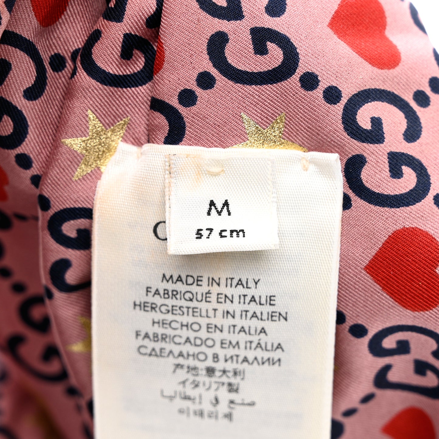 Silk GG Big Dimba Headband M Pink