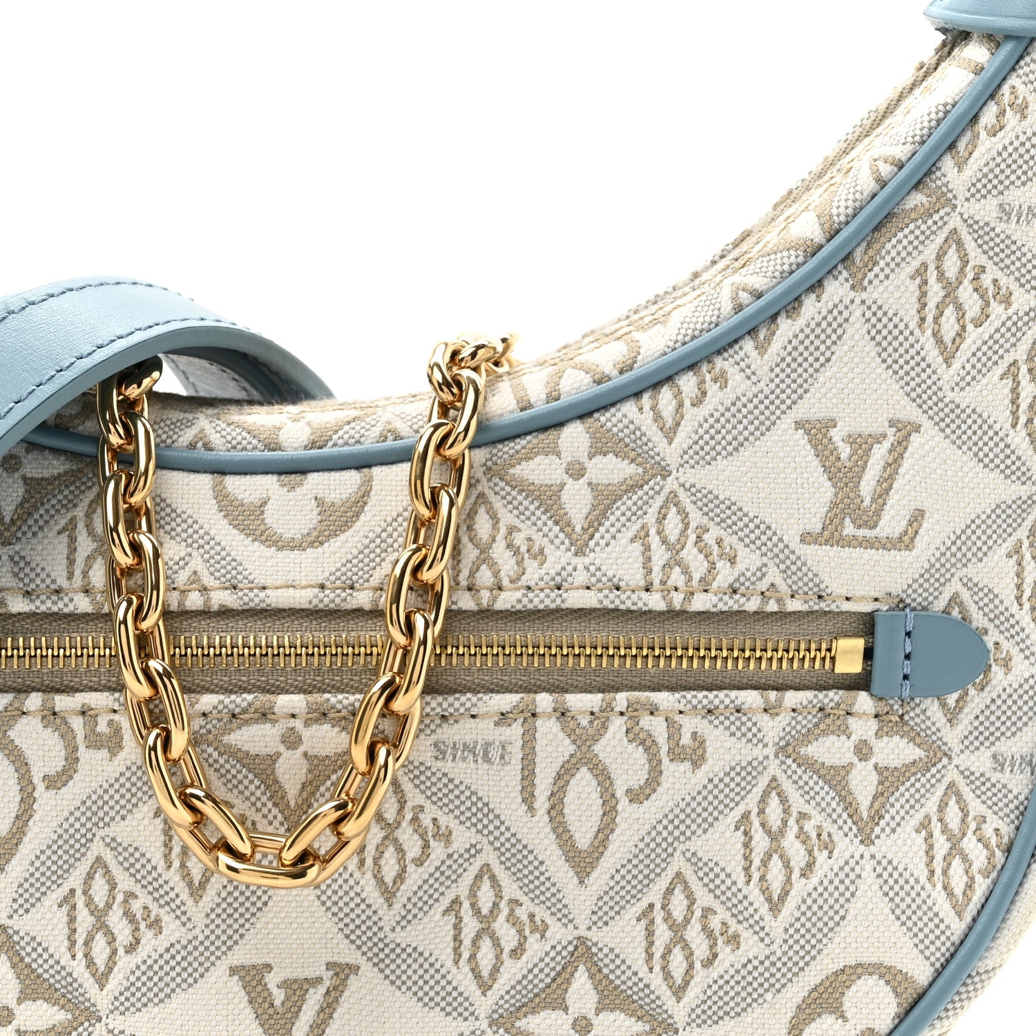 Louis Vuitton Jacquard Since 1854 Loop White Blue 7 of 9