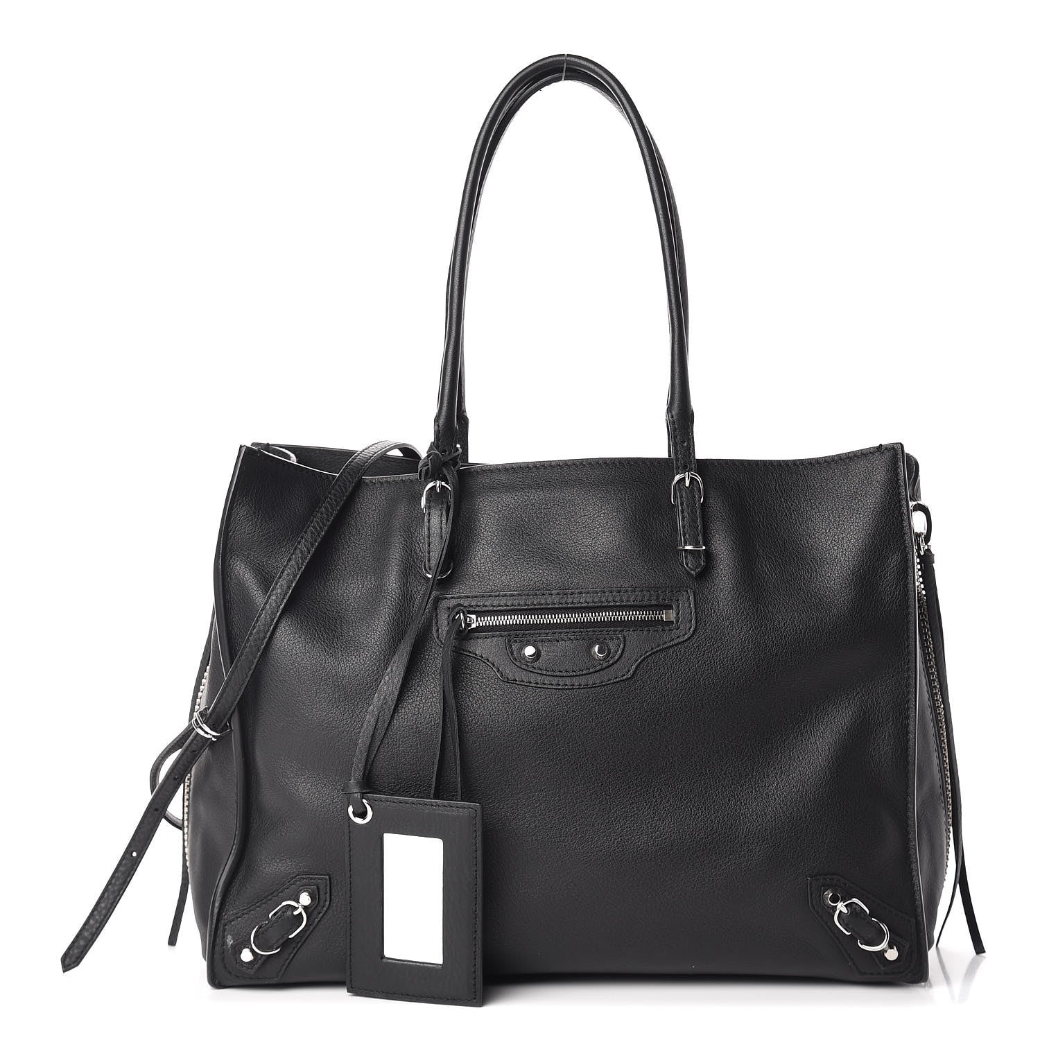Balenciaga Veau Papier B4 Zip Around Tote Black 1 of 14