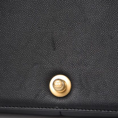 Chanel Caviar Quilted New Medium Boy Flap Black 11 of 13