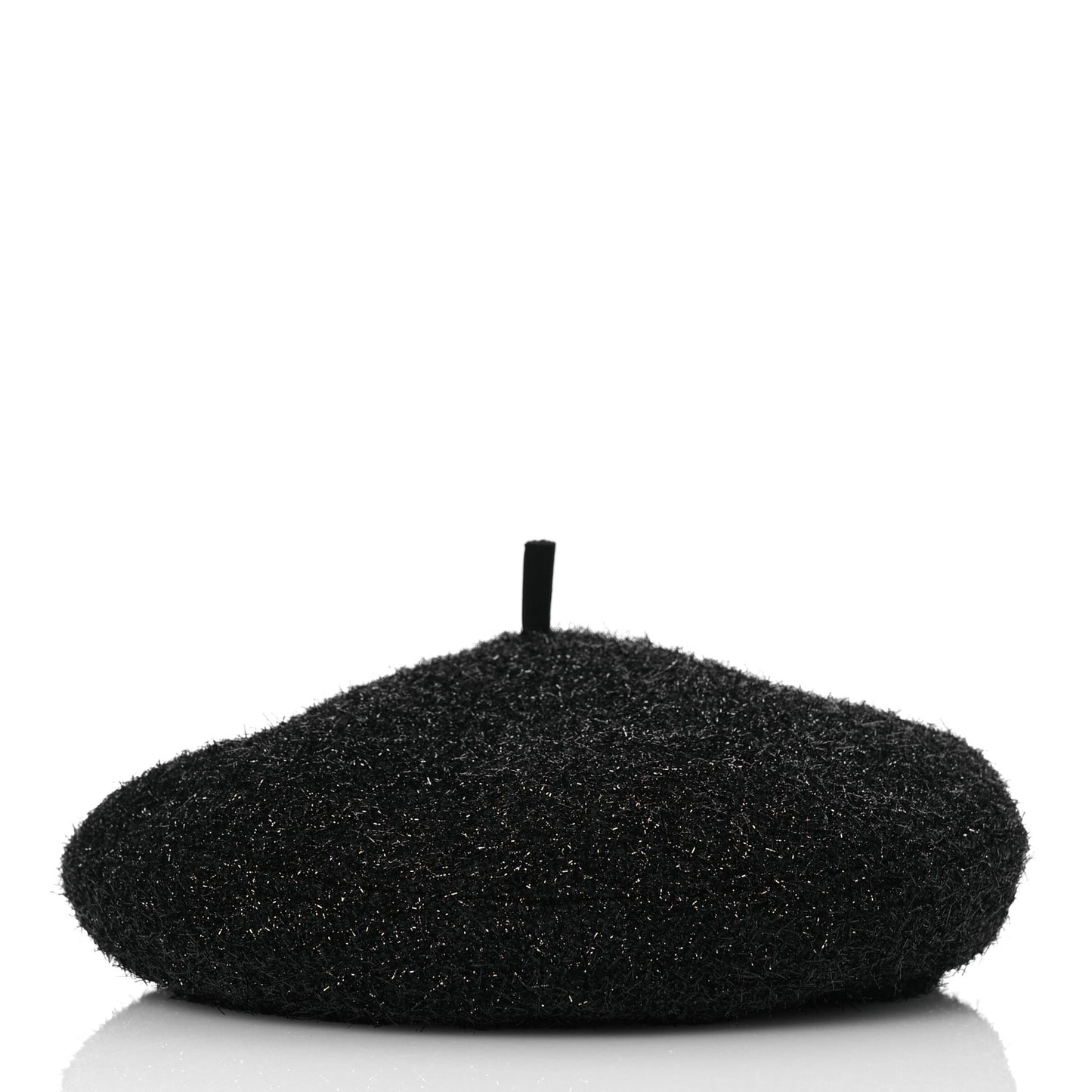 Cotton Metallic CC Beret M Black