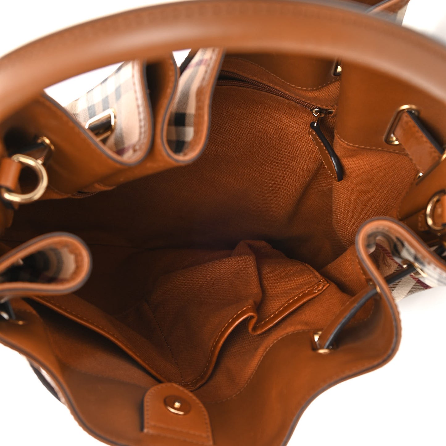 Haymarket Check Medium Willenmore Hobo Tan