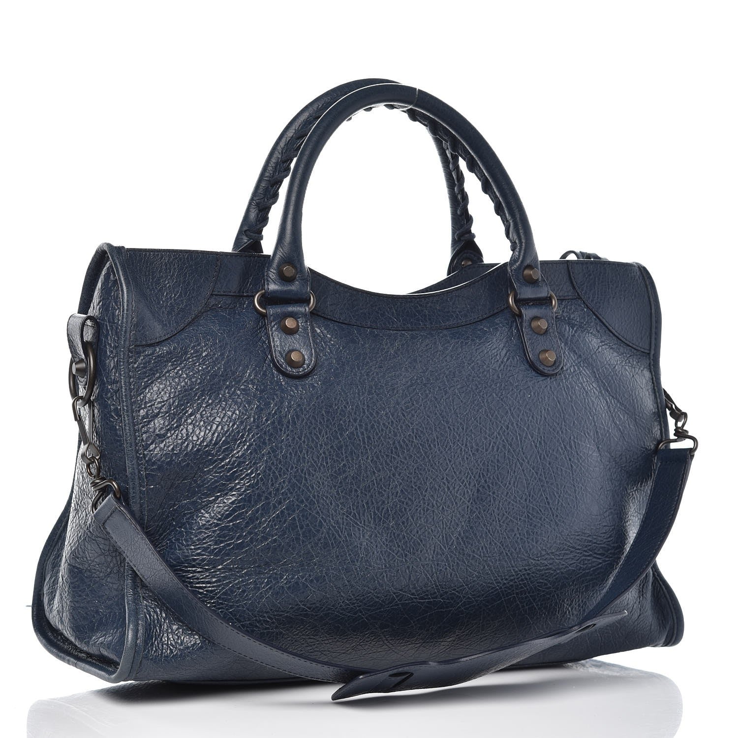 Balenciaga Agneau Classic Hardware City Bleu de Minuit 4 of 11