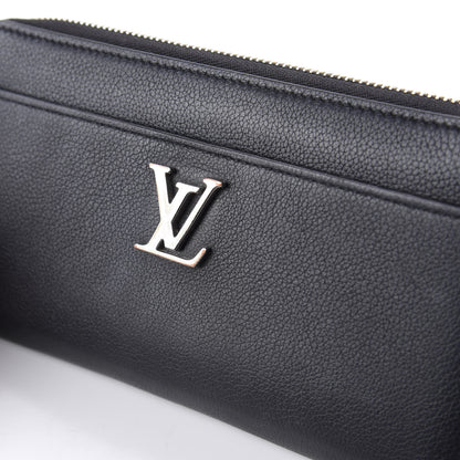 Louis Vuitton Calfskin Zippy Lockme Wallet Black 8 of 8
