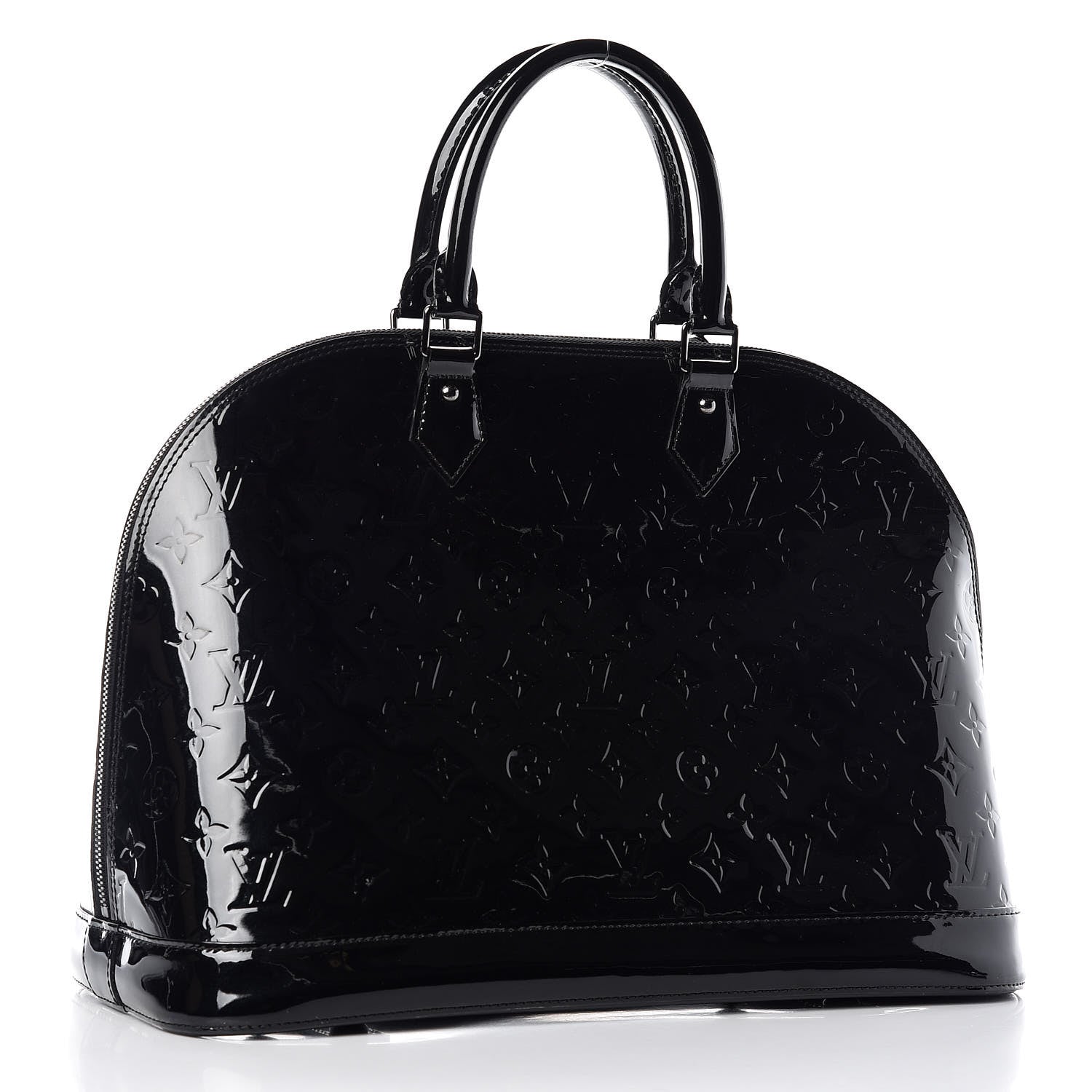 Louis Vuitton Vernis Alma GM Noir Magnetique 3 of 12
