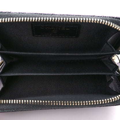 Chanel Iridescent Caviar Quilted Zip Coin Purse Black 5 of 10
