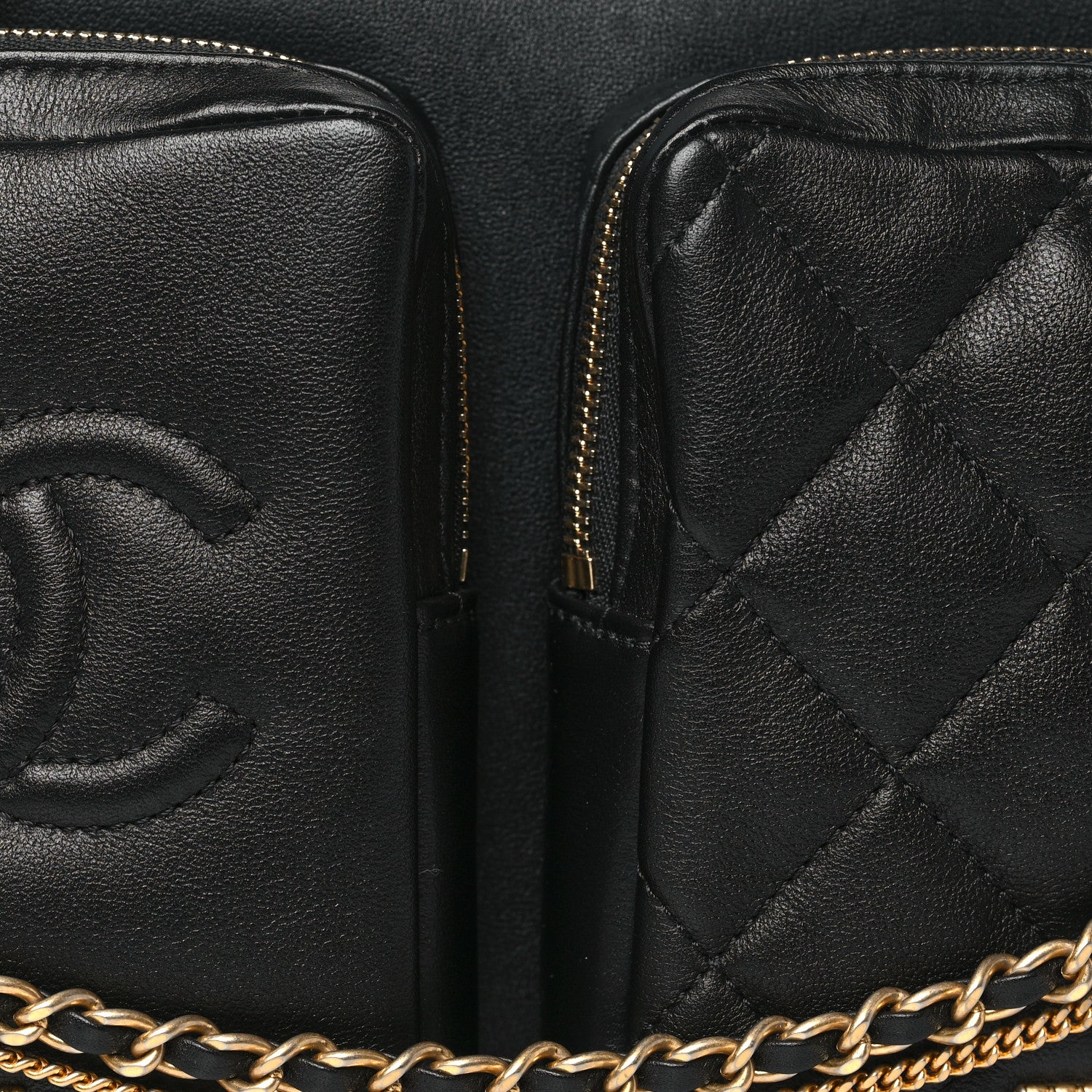 Chanel Calfskin Quilted Small Camera Case Black 8 of 10
