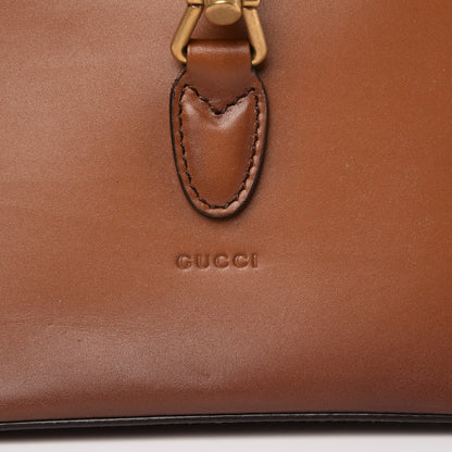 Gucci Soft Leather Small Jackie Bucket Bag Brown 8 of 8