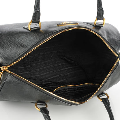 Prada Saffiano Lux Bowler Black 5 of 8