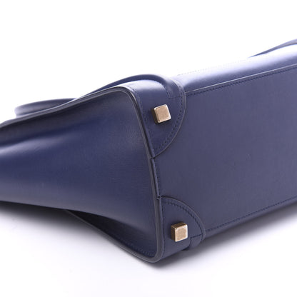 Celine Smooth Calfskin Micro Luggage Navy Blue 6 of 9