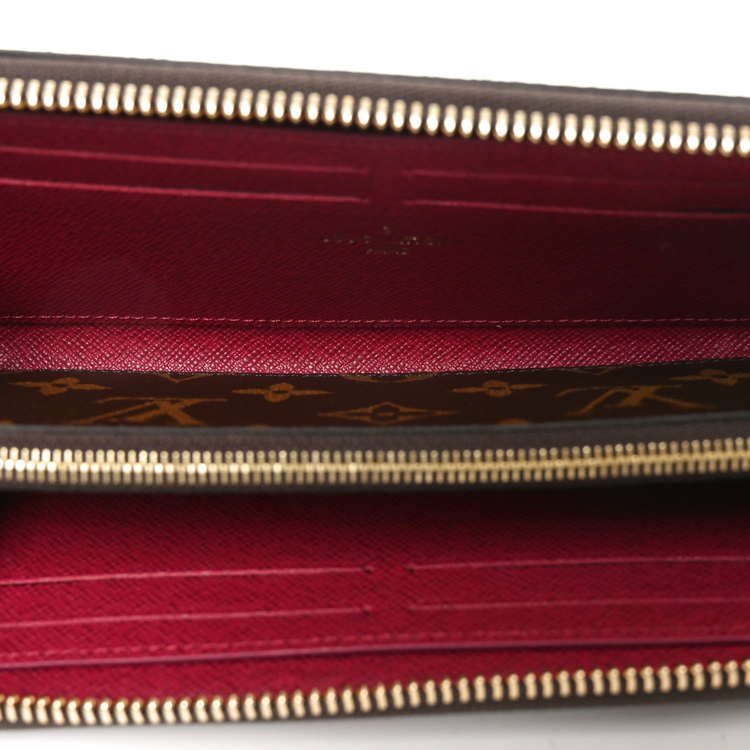 Louis Vuitton Monogram Clemence Wallet Fuchsia 5 of 7