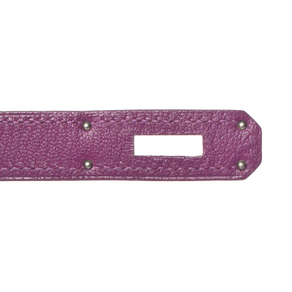 Hermes Chevre Mysore Horseshoe Kelly Retourne 28 Anemone Iris 30 of 42