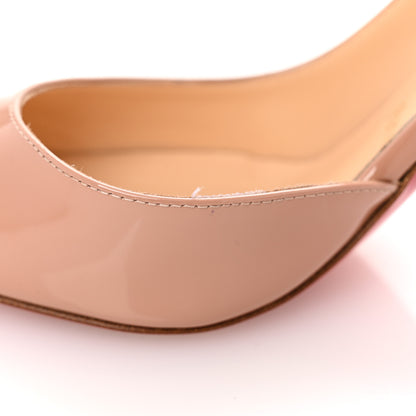 Christian Louboutin Patent Iriza 85 Pumps 37.5 Nude 8 of 9