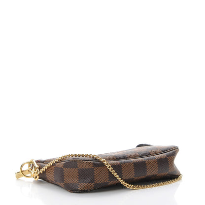 Louis Vuitton Damier Ebene Mini Pochette Accessories 4 of 8