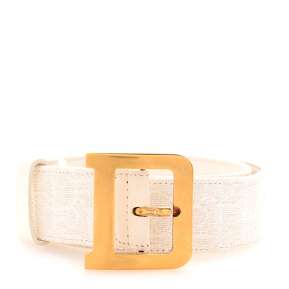 Christian Dior Oblique Diorquake Belt 75 30 Ivory 1 of 7