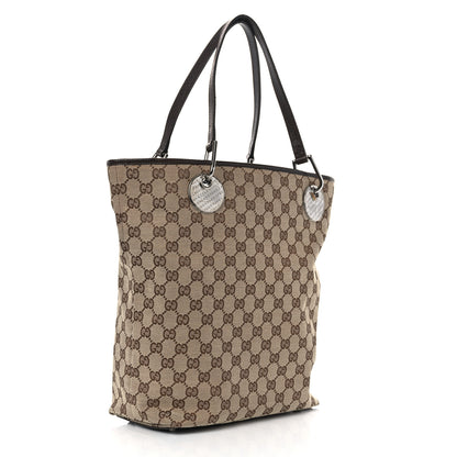 Gucci Monogram Large Eclipse Tote Brown 3 of 10
