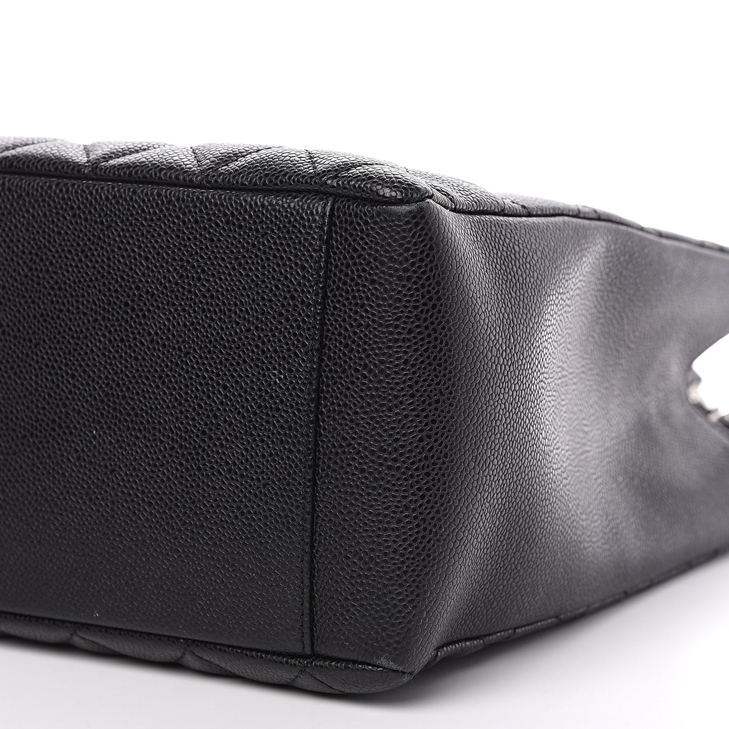 Caviar Quilted Grand Shopping Tote GST Black
