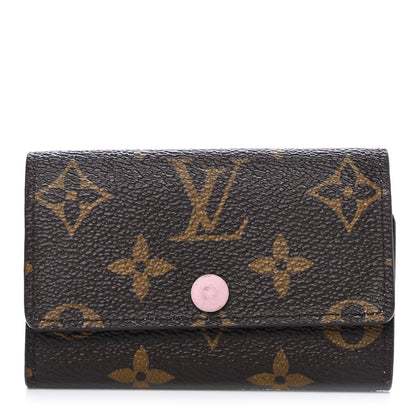 Louis Vuitton Monogram Multicles 6 Key Holder Rose Ballerine 1 of 4