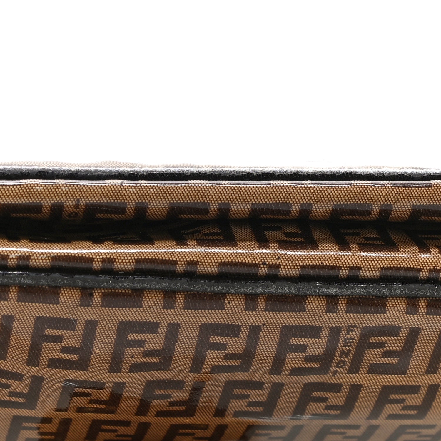 Fendi Vinyl Zucchino Baguette Tobacco 12 of 16