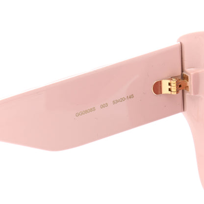 Gucci Acetate GG Butterfly Sunglasses GG0808S Pink 6 of 8