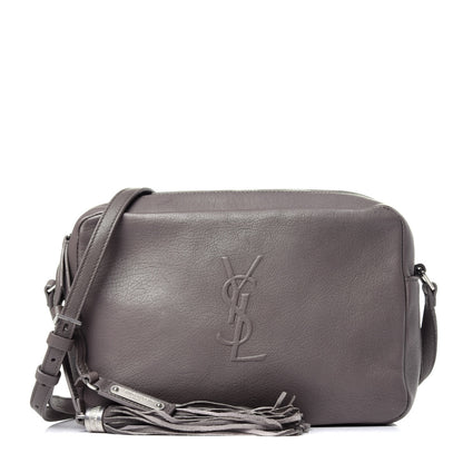 Saint Laurent Lambskin Monogram Small Lou Camera Bag Fog 1 of 12