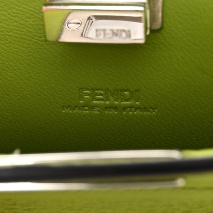 Fendi Shiny Nappa Nano Peekaboo Maxi Handle Satchel Wasabi 6 of 9