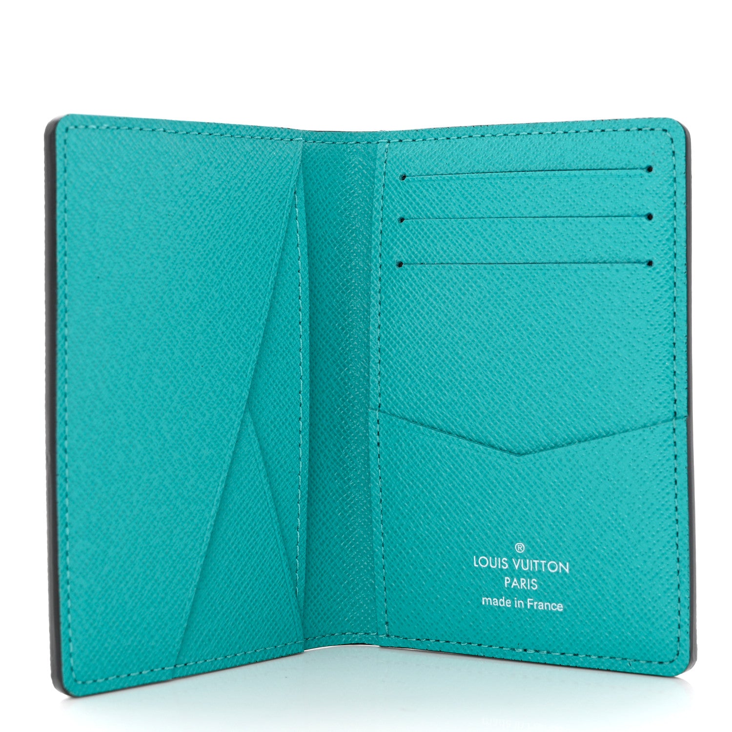 Louis Vuitton Monogram Eclipse LV Graffiti Pocket Organizer Green Lights 5 of 6