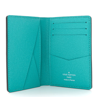 Louis Vuitton Monogram Eclipse LV Graffiti Pocket Organizer Green Lights 5 of 6