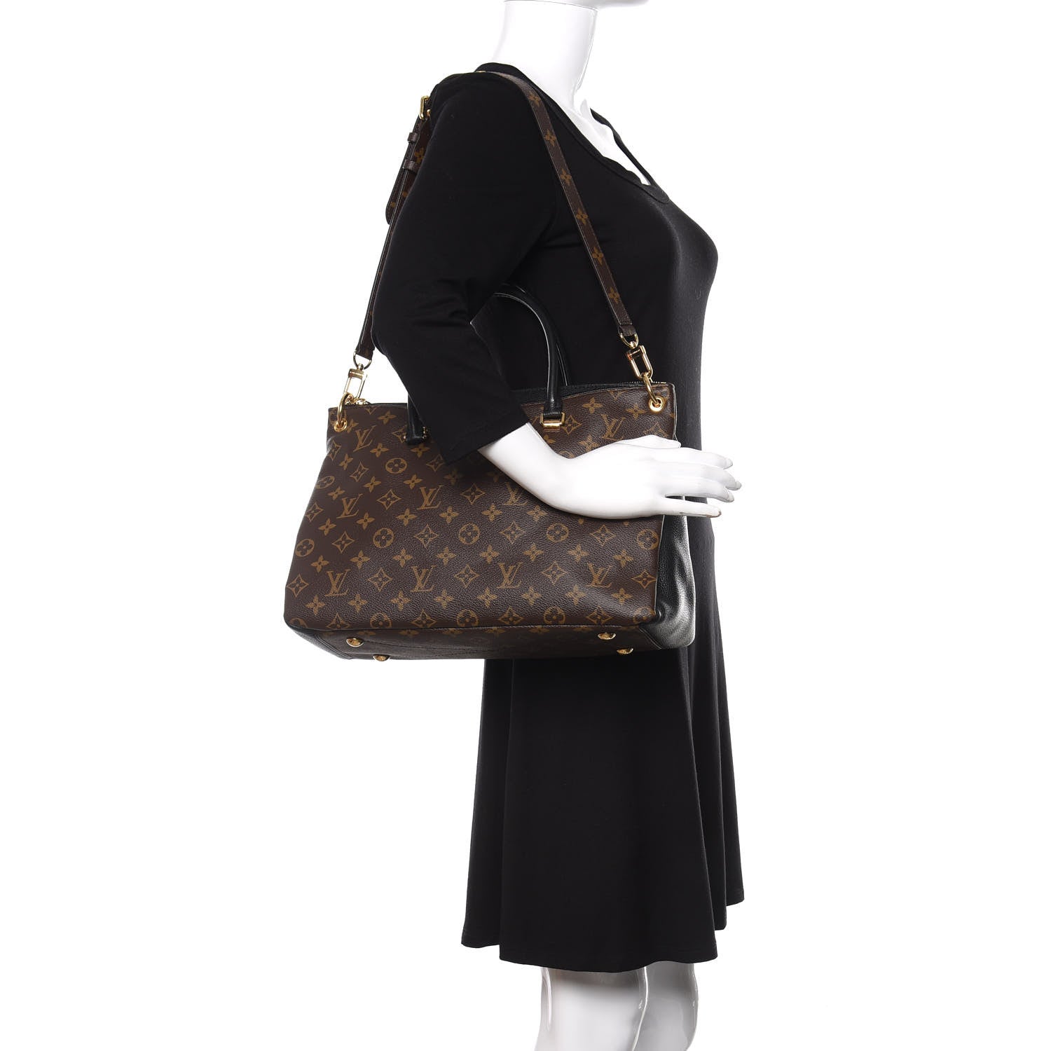 Louis Vuitton Monogram Pallas Full Black 2 of 9