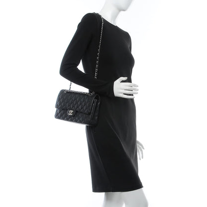 Chanel Caviar Quilted Medium Double Flap Black 3 of 9