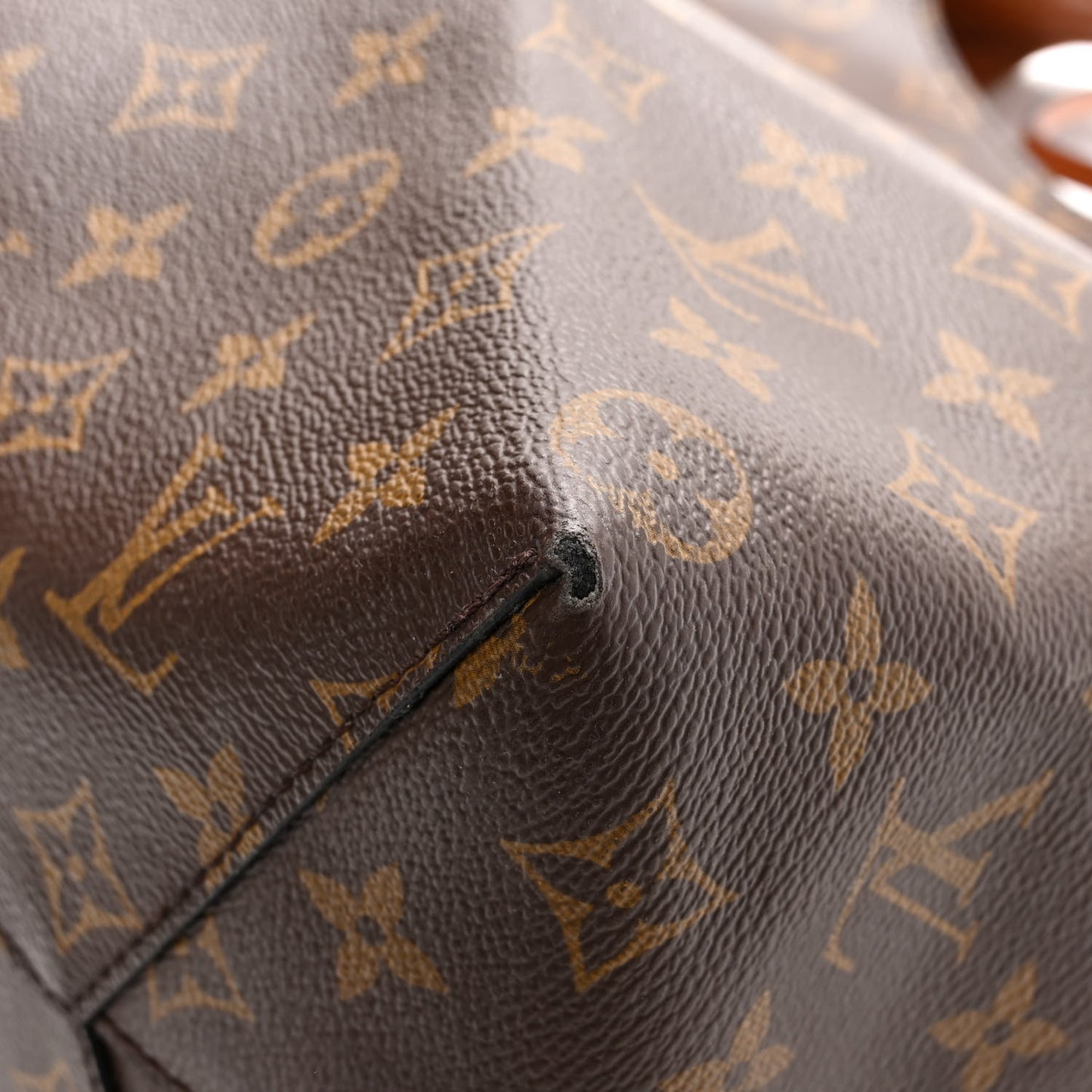 Monogram Flower Hobo Caramel