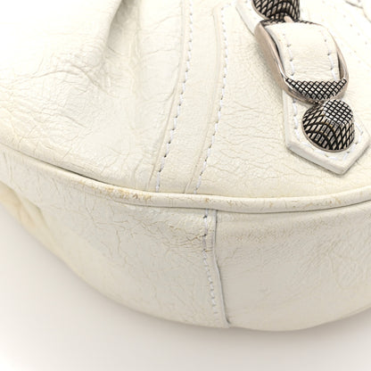Balenciaga Agneau Arena Le Cagole Shoulder Bag XS Optic White 16 of 17