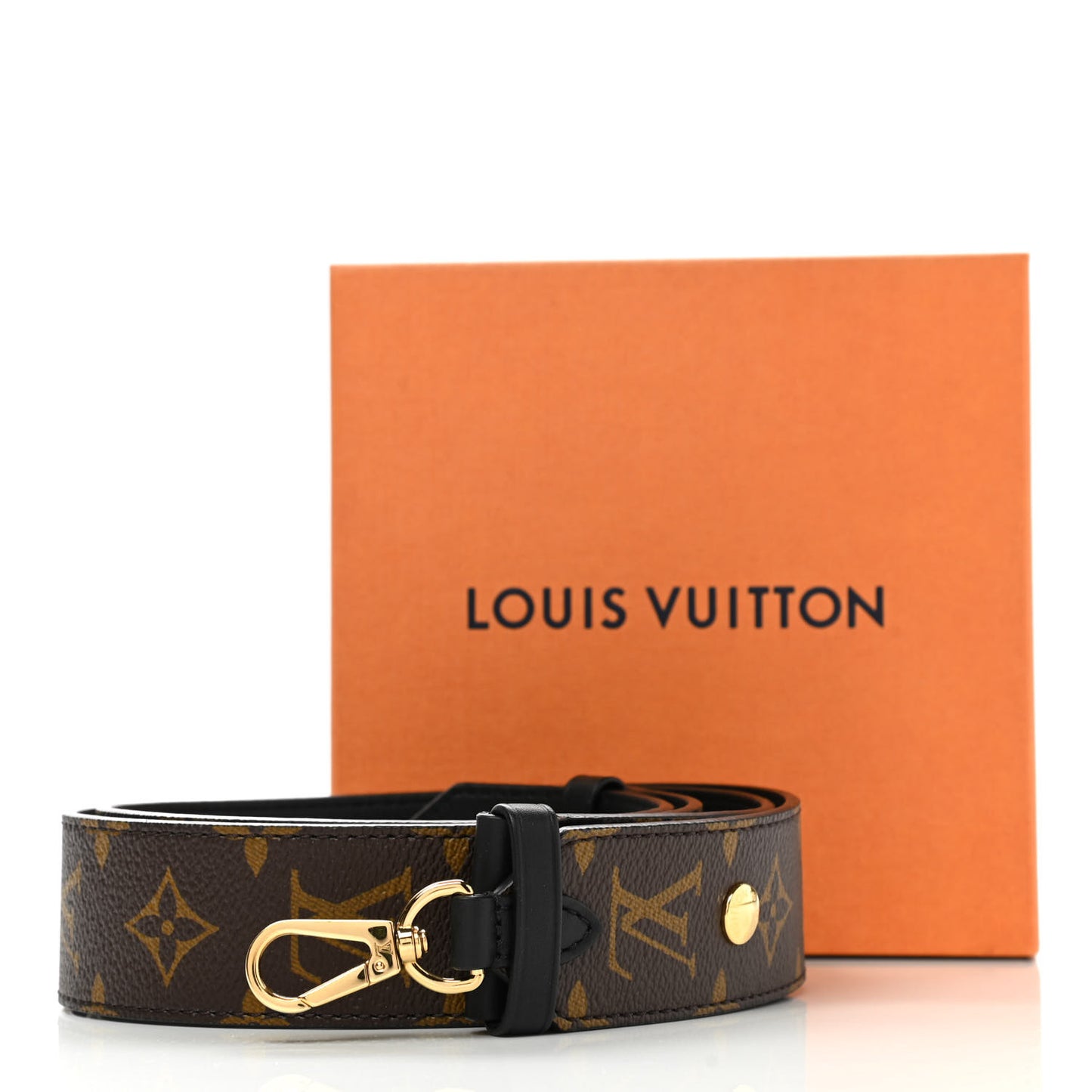 Monogram Adjustable Bandouliere Shoulder Strap Black