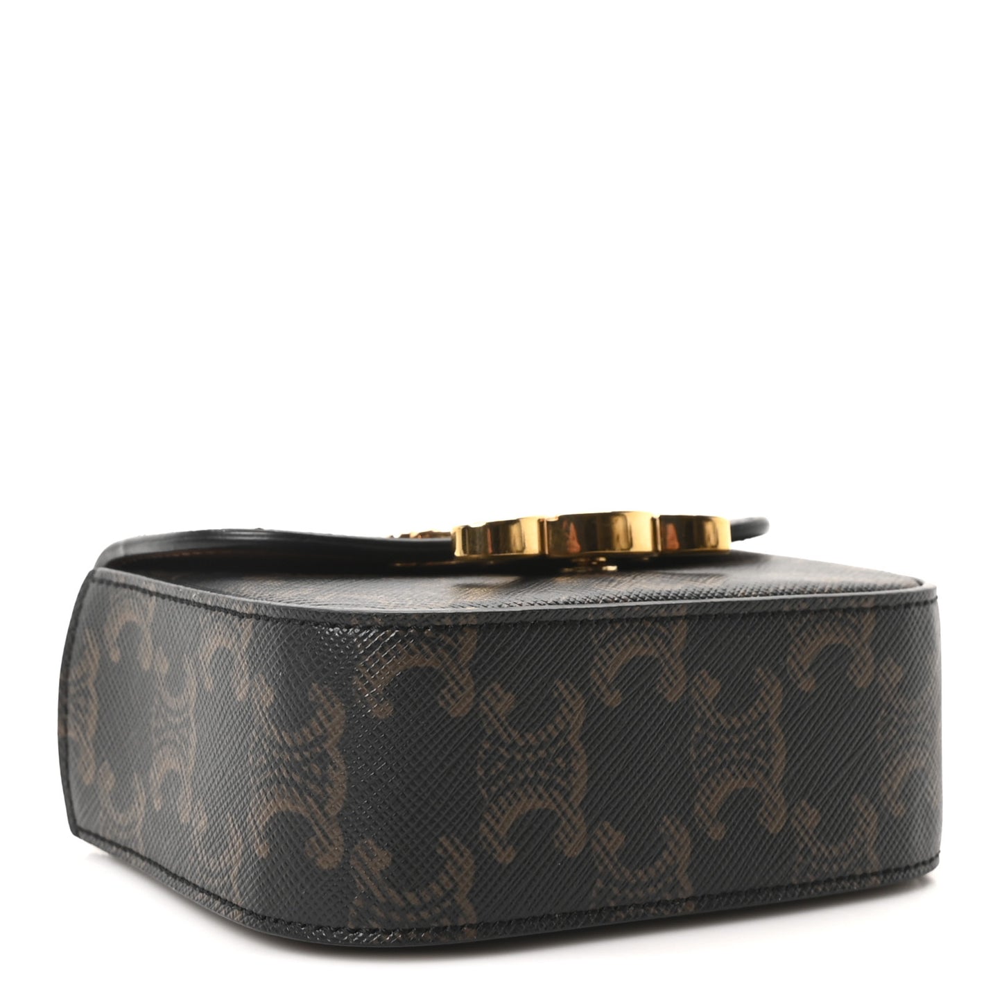 Triomphe Canvas Calfskin Mini Triomphe Tan