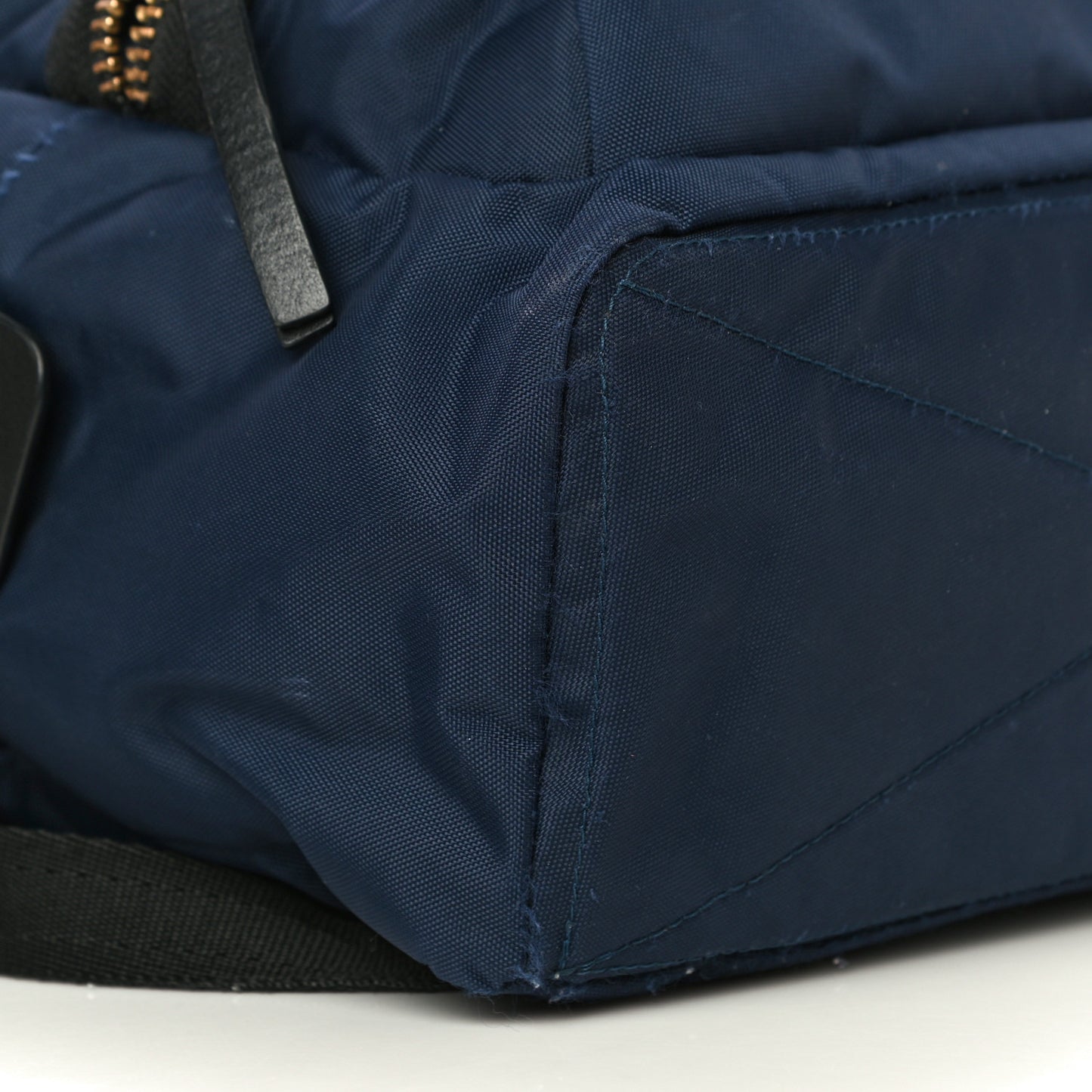 Nylon Biker Backpack Blue