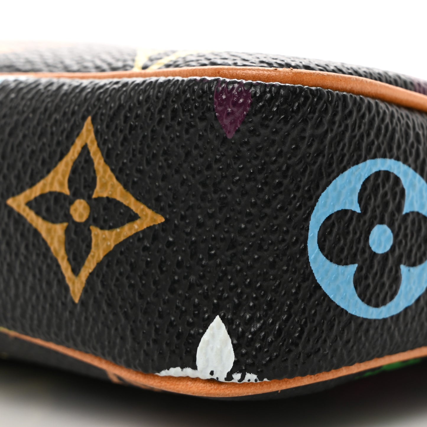 Monogram Multicolor Pochette Accessories Black