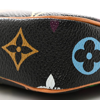 Louis Vuitton Monogram Multicolor Pochette Accessories Black 9 of 9